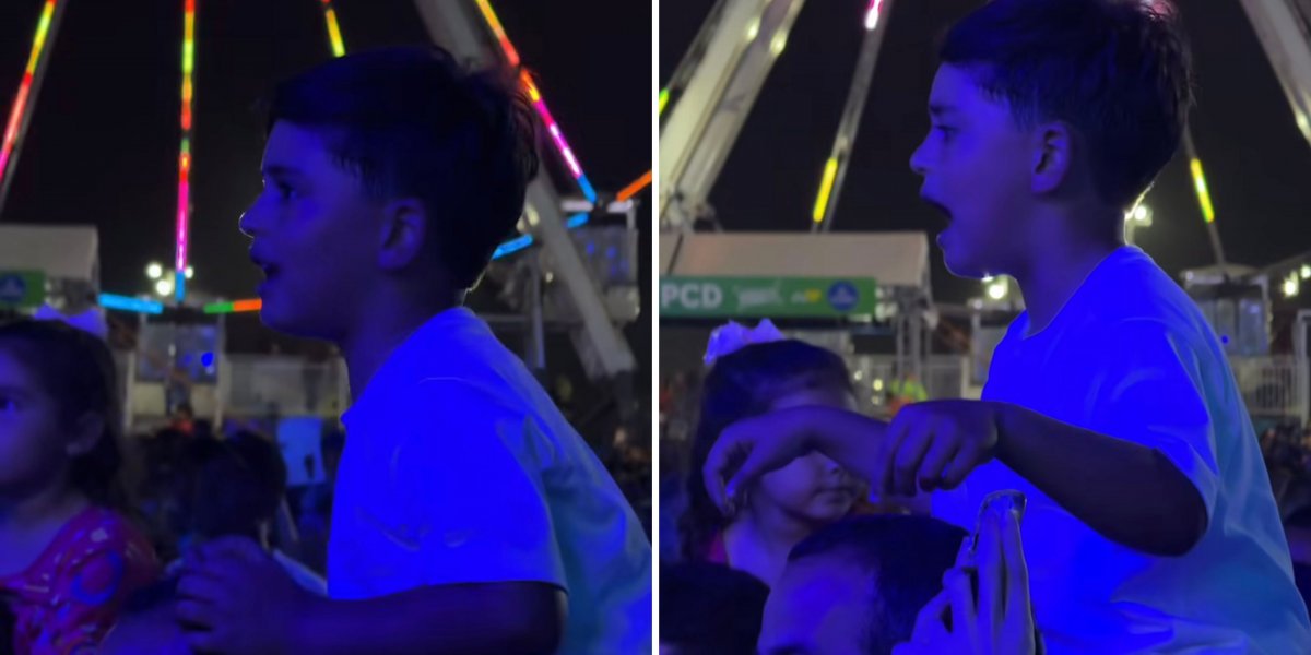 Fé que atravessa gerações: filho de Bruno Reis canta e encanta a web durante show de Frei Gilson