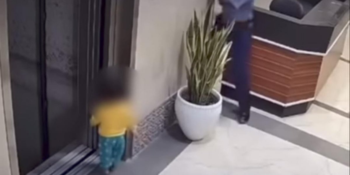 Porteiro salva criança de queda em elevador com defeito e evita tragédia