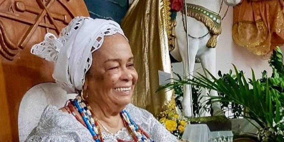 Mãe Carmen, ialorixá do Terreiro do Gantois