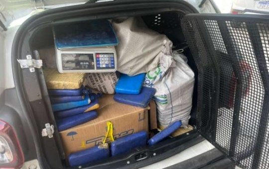 Homem é preso com 144kg de drogas em Fortaleza