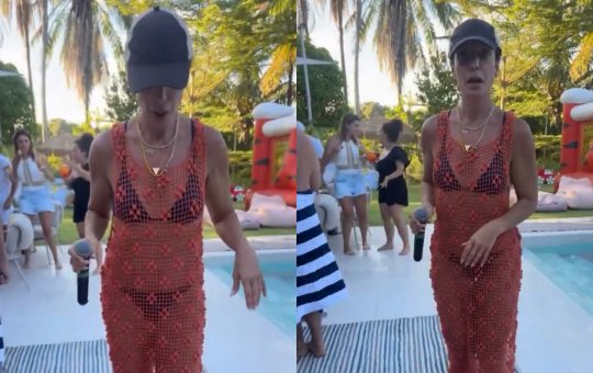 Solteira, Ivete Sangalo aparece cantando e sambando em festa privativa em Praia do Forte