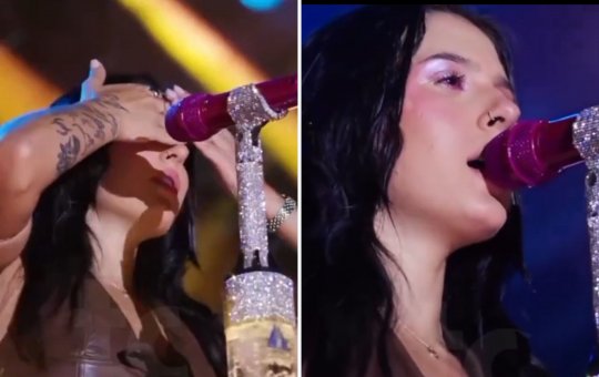 Após término, Ana Castela chora ao cantar música que fez com Zé Felipe