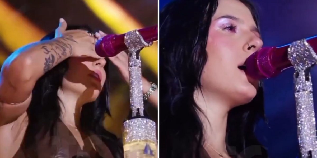 Após término, Ana Castela chora ao cantar música que fez com Zé Felipe