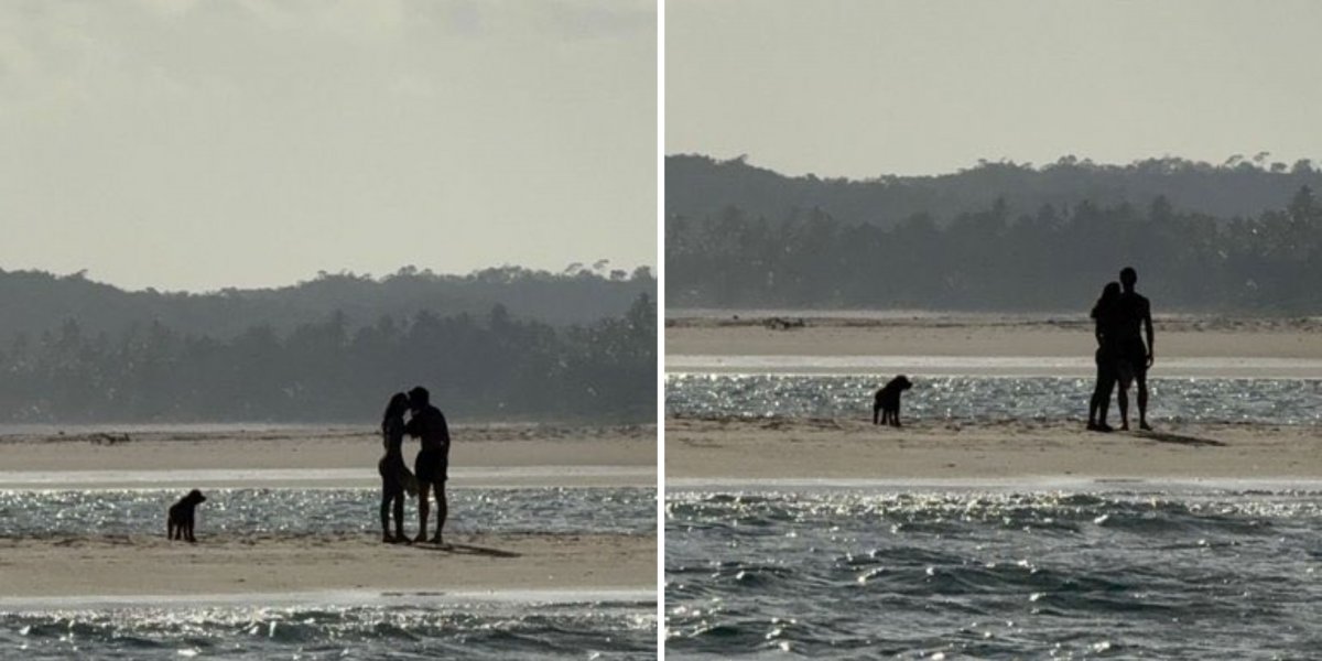 Bruna Marquezine e Shawn Mendes são vistos juntos em praia e internet suspeita de beijo