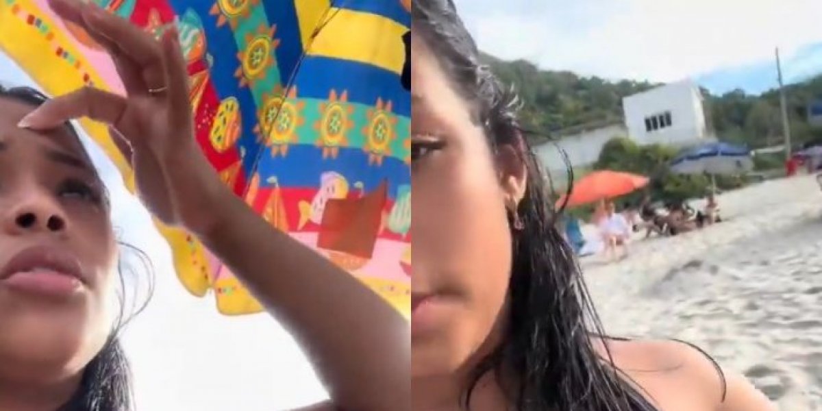 Jovem é abordada por esposa que pede para se retirar da praia: "Meu marido não para de te olhar"