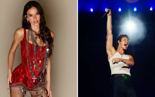 Bruna Marquezine e Shawn Mendes são vistos aos beijos em praia em Alagoas