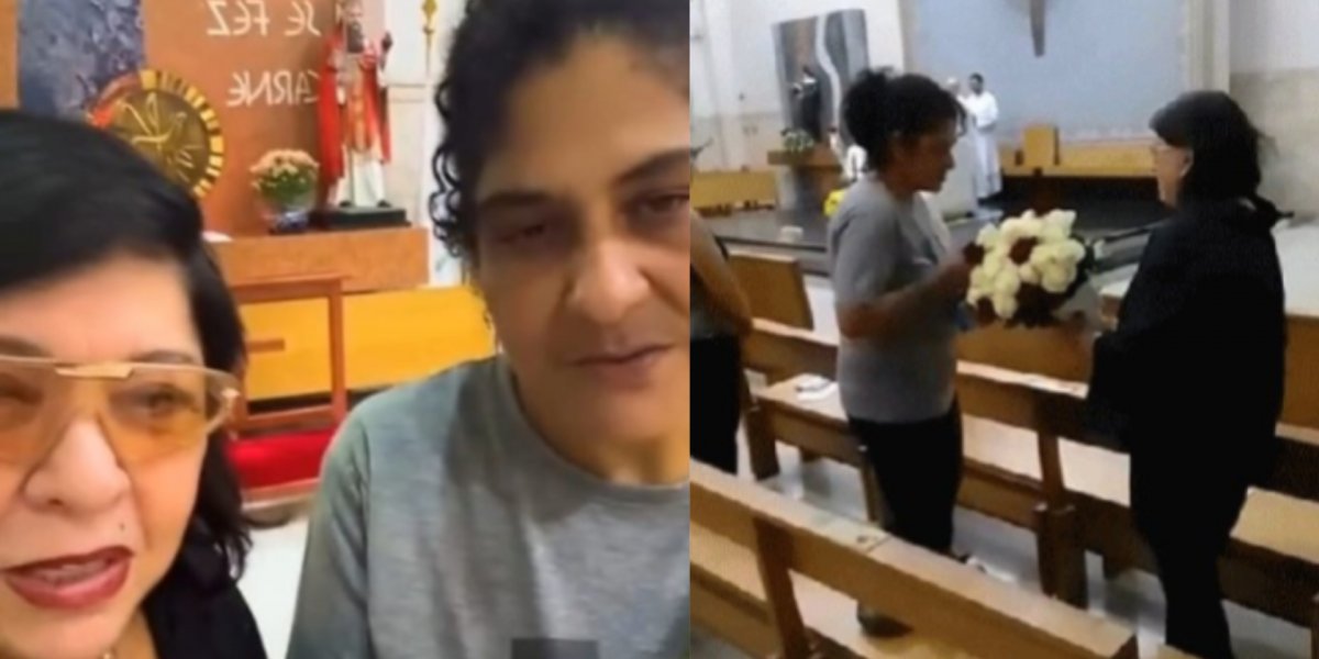 ‘A gente quer justiça’, afirma Roberta Miranda em missa por mulher morta após ser arrastada em SP