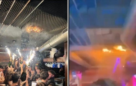 Faíscas em garrafas de champanhe podem ter causado incêndio em bar na Suíça