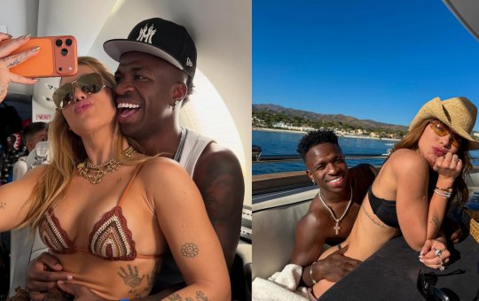 Virginia faz postagem romântica para seu namorado, Vini Jr.: 'Sou feliz com você'