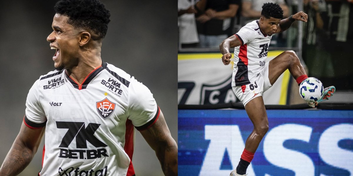 Após bom início de temporada em 2025, Vitória oficializa renovação do lateral-esquerdo Jamerson