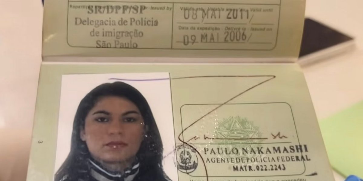 Suposto passaporte de Eliza Samudio