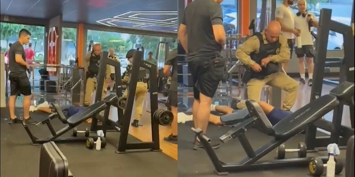 Homem é morto a facadas dentro de academia; PM que malhava no local prende suspeito