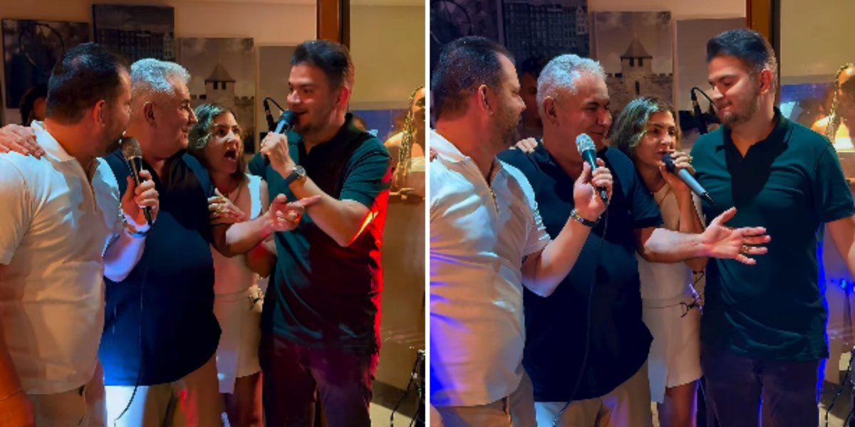 Angelo Coronel canta 'noites traiçoeiras' ao lado de família e agita bastidores político