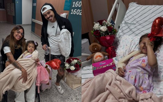Filha de Tays Reis e Biel passa por cirurgia após cair de pula-pula