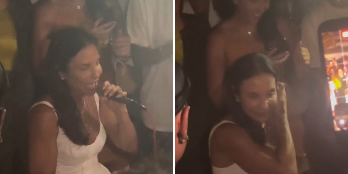 Ivete Sangalo surpreende moradores e turistas ao participar de roda de samba em Trancoso