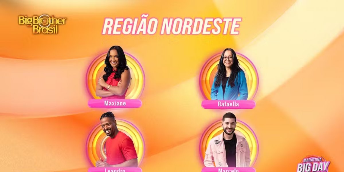 Participantes do nordeste entram na casa de vidro em Salvador