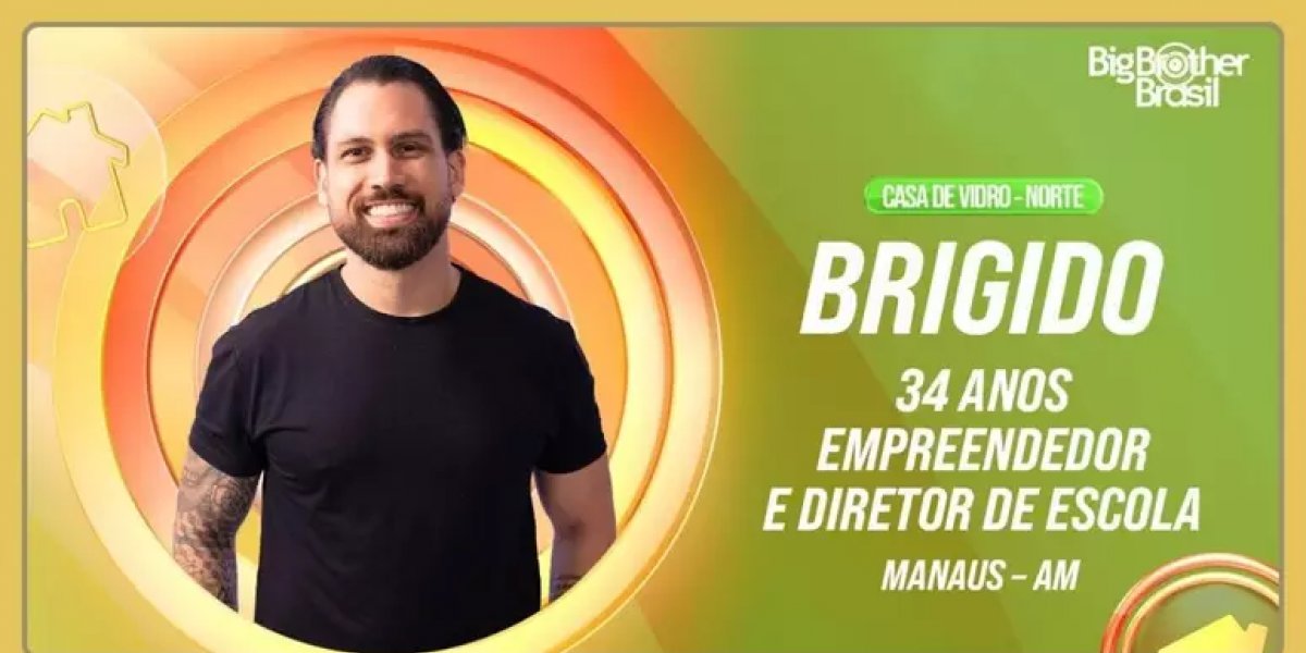 Brigido concorre por uma vaga na casa mais vigiada do Brasil