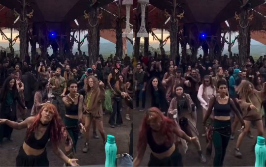 “The Walking Diamantina”: dança inusitada chama atenção em festa na Chapada
