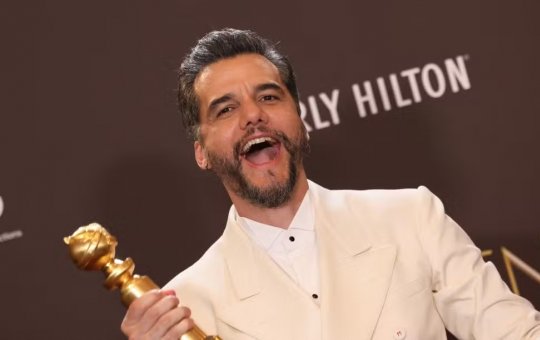 Wagner Moura vence o Globo de Ouro na categoria de melhor ator em filme de drama