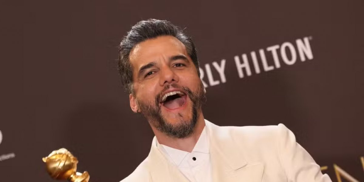 Wagner Moura vence o Globo de Ouro na categoria de melhor ator em filme de drama