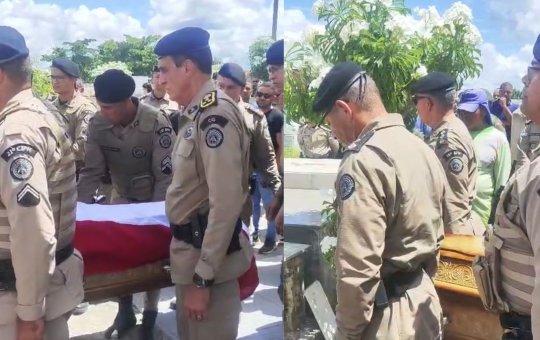Corpo de policial morto durante confronto é enterrado na Bahia