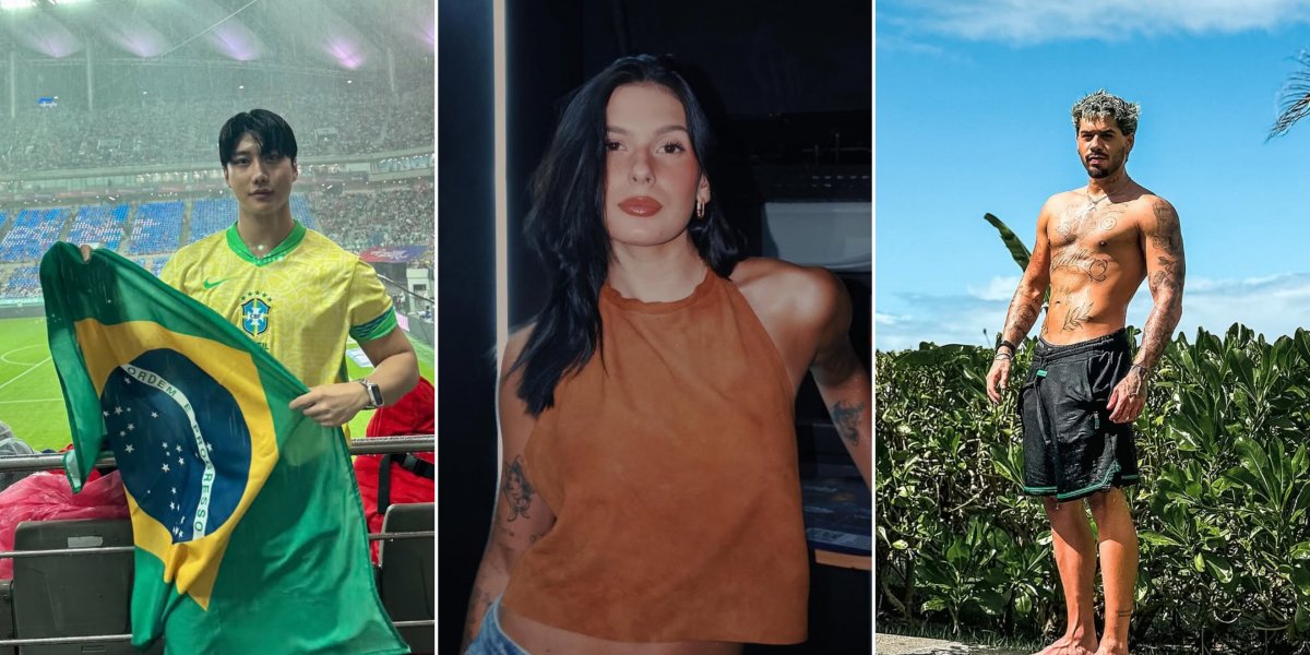 Zé Felipe se incomoda com cantada de sul-coreano em Ana Castela