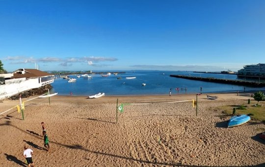 Corpo é encontrado boiando na manhã desta sexta-feira (16) na Praia da Preguiça, localizada na Avenida Contorno