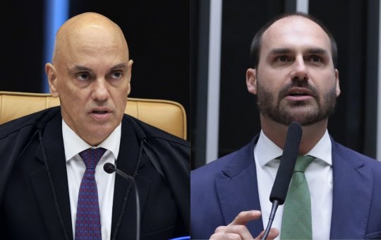 Eduardo Bolsonaro acusa Moraes de perseguição após transferência do pai para a Papudinha