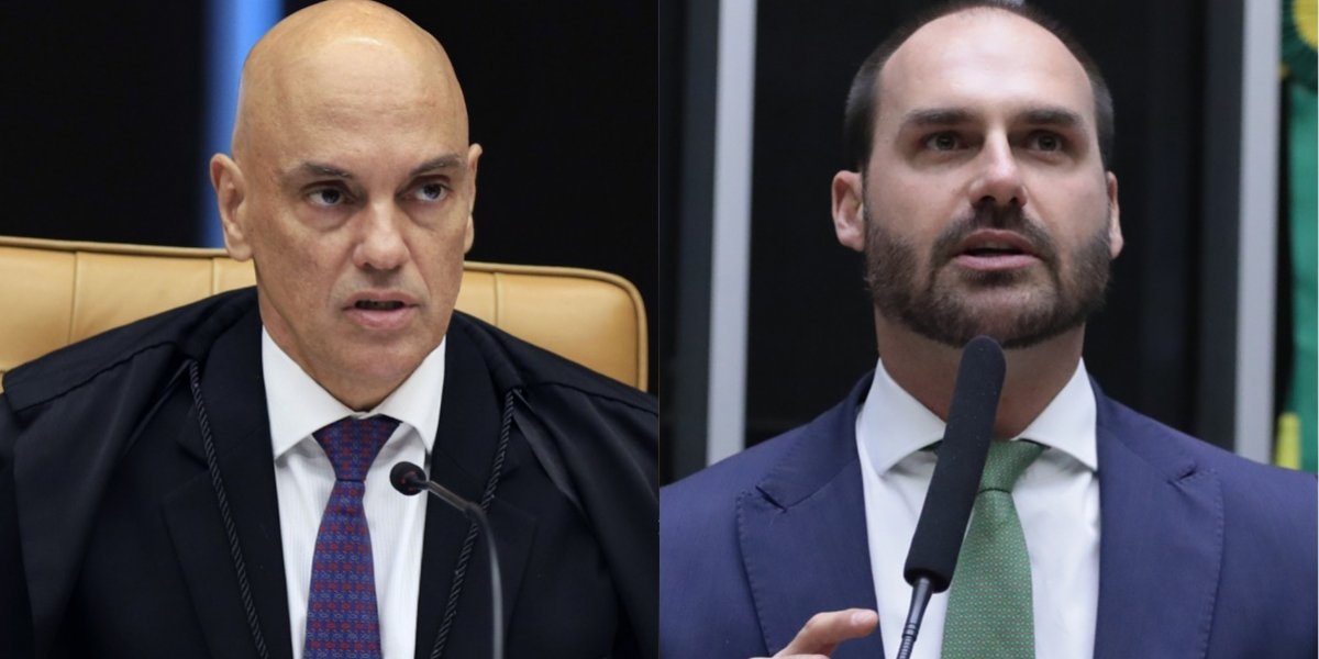 Eduardo Bolsonaro acusa Moraes de perseguição após transferência do pai para a Papudinha