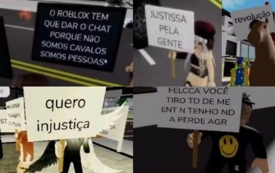 Crianças fazem protesto dentro de jogo online e acusam Felca pelas mudanças; entenda