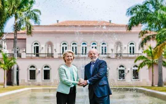 Presidente Lula e presidente da Comissão Europeia Ursula von der Leyen