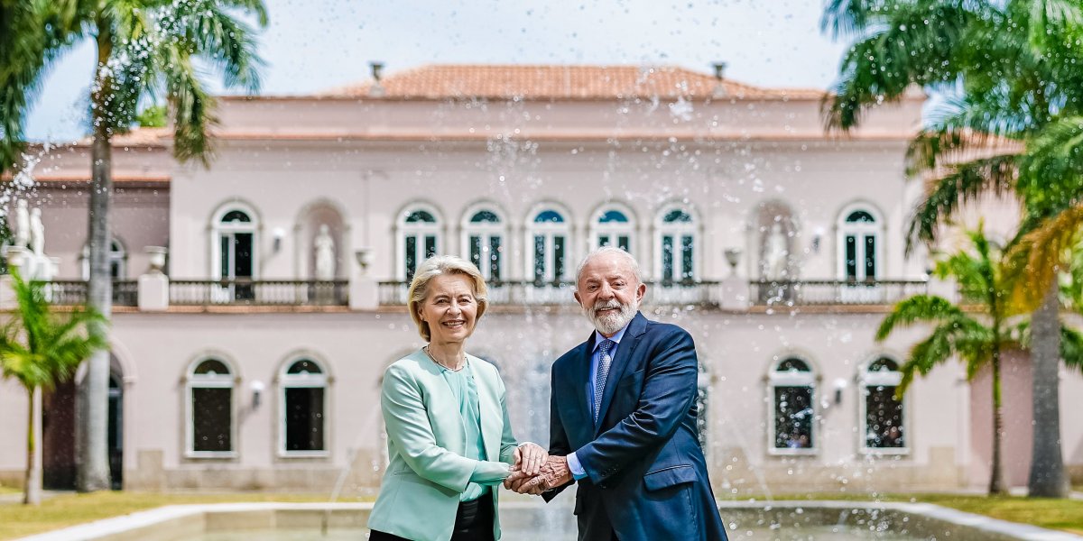 Presidente Lula e presidente da Comissão Europeia Ursula von der Leyen