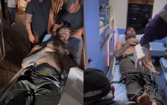 Luan Pereira sofre arritmia cardíaca durante show e precisa ser levado a hospital