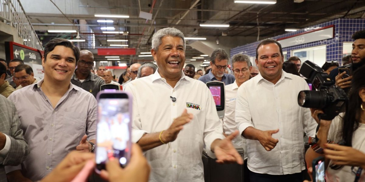 Jerônimo comemora inauguração da nova rodoviária: 'um marco na mobilidade da Bahia'