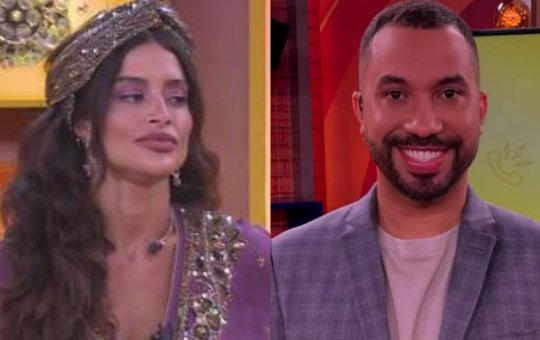 BBB 26: Em entrevista com Gil do Vigor, Aline Campos recebe resposta afiada do ex-BBB