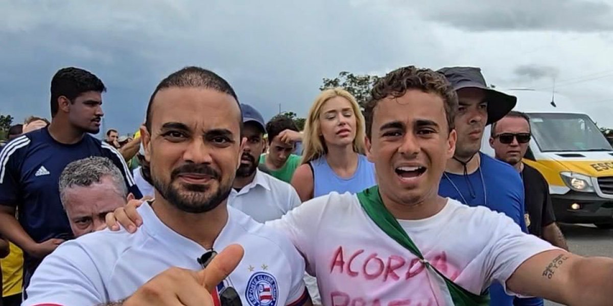 Capitão Alden e Nikolas Ferreira