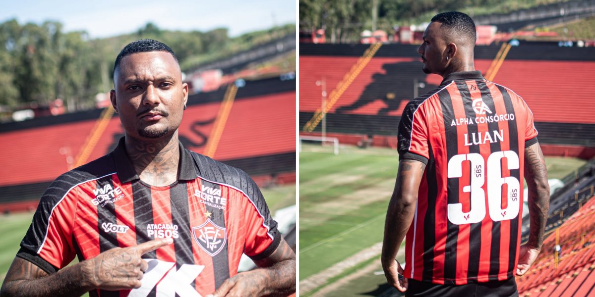 Luan Cândido, novo reforço do Vitória para a temporada