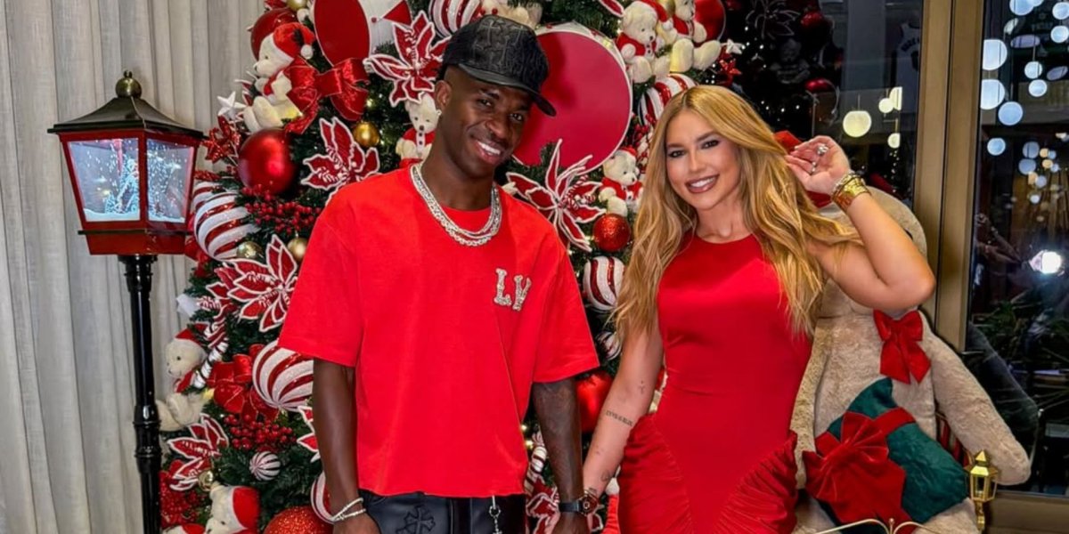 "Pé quente": Vinicius Júnior reage à publicação de Virgínia e se declara