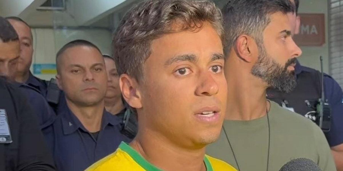 Após incidente com raio, Nikolas Ferreira vai a hospital em Brasília para visitar apoiadores feridos
