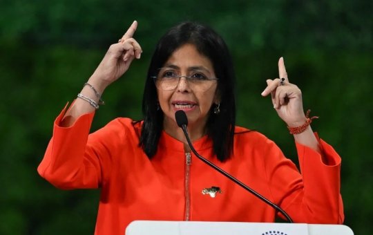 Problemas? Delcy Rodríguez dispara contra os EUA: "Basta de ordens de Washington na Venezuela"