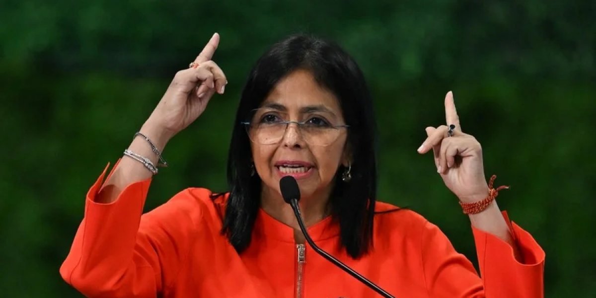 Problemas? Delcy Rodríguez dispara contra os EUA: "Basta de ordens de Washington na Venezuela"