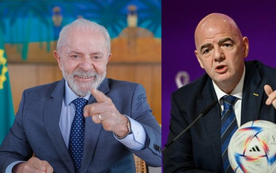 Lula se reúne com presidente da FIFA para sediar a próxima edição da Copa do Mundo de Clubes 