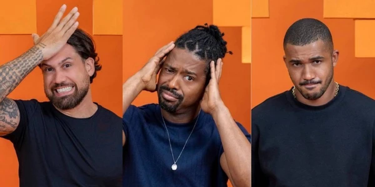 Brigido, Leandro e Matheus estão no paredão