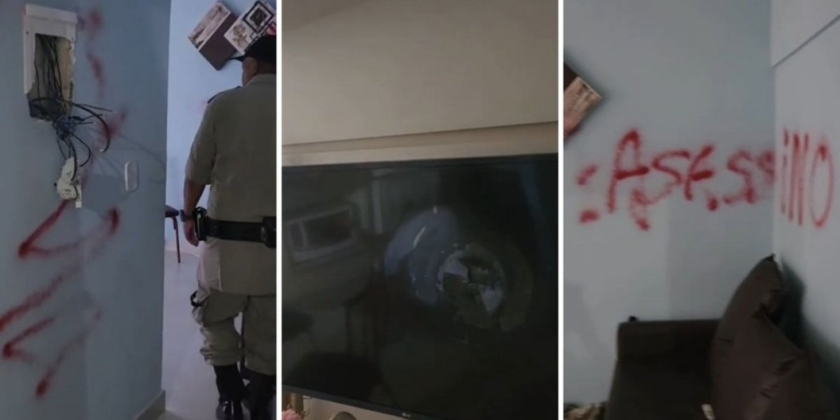 Apartamento de síndico que confessou matar Daiane é vandalizado em Goiás