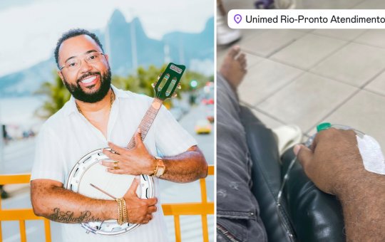 Dudu Nobre é internado no Rio com pneumonia e cancela shows