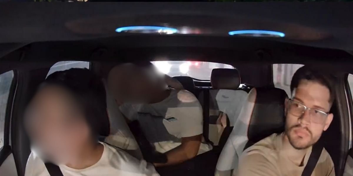 Motorista de aplicativo é agredido após passageiros cometerem ato sexual durante corrida