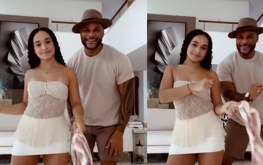 Tony Salles encanta fãs ao dançar “Panamera” com a filha Giullia