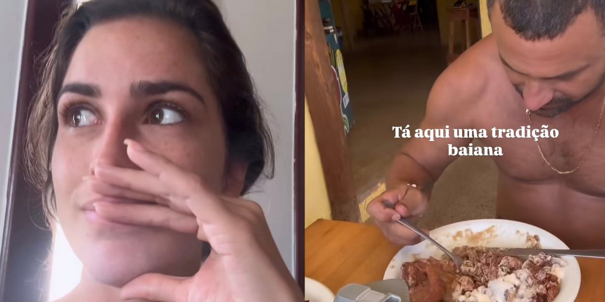 Turista fica em choque ao ver baianos comendo feijoada no café da manhã: 'Vocês estão brincando comigo'