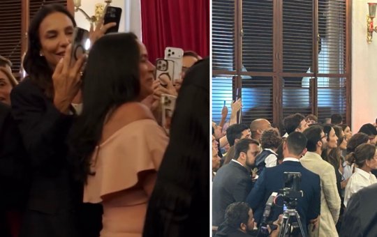 Ivete Sangalo prestigia posse de Rotondano no TJ-BA ao lado do ex-marido, Daniel Cady