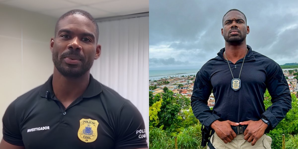 Vídeo da Polícia Civil da Bahia viraliza nas redes pela beleza do investigador